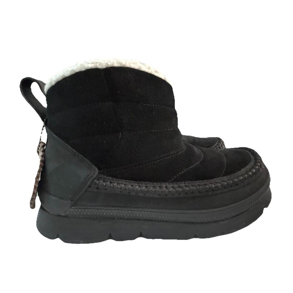 Manitobah Mukluks Pacific Waterproof Insulated Puffer Boots Black Women’s 7.5